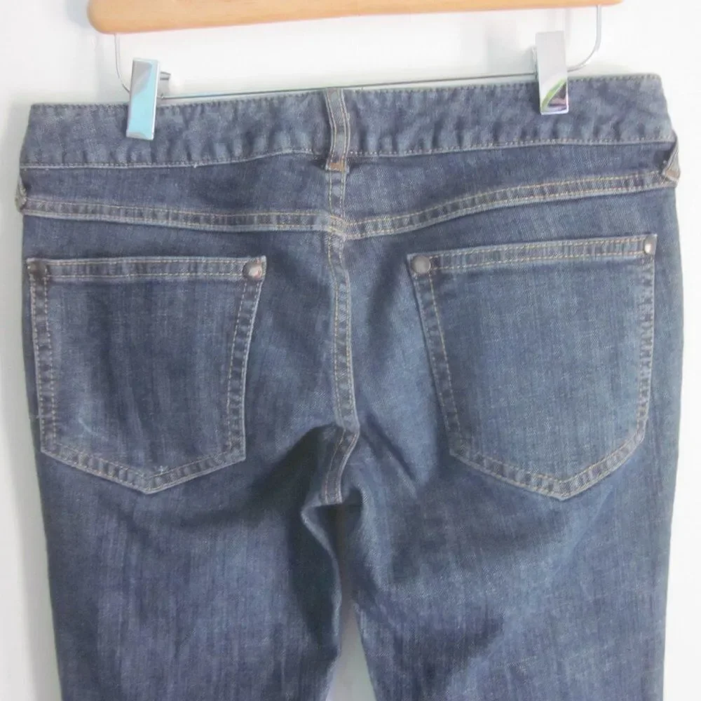 Free People Denim Vintage 90's Low Rise Boot Cut Jeans Womens Size 28